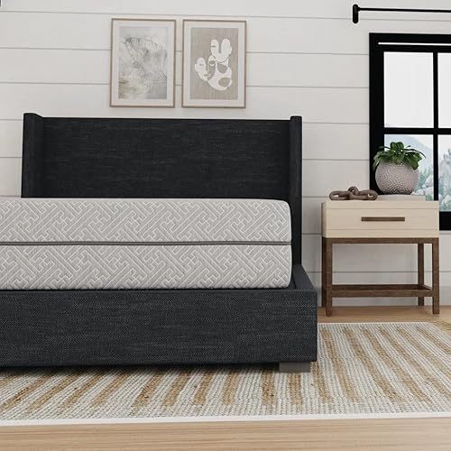 Miniatura 3 de Greaton Colchón suave de espuma viscoelástica de gel suave de 14 pulgadas con base de rejilla de aire, tamaño estándar, transpirable y suave, con