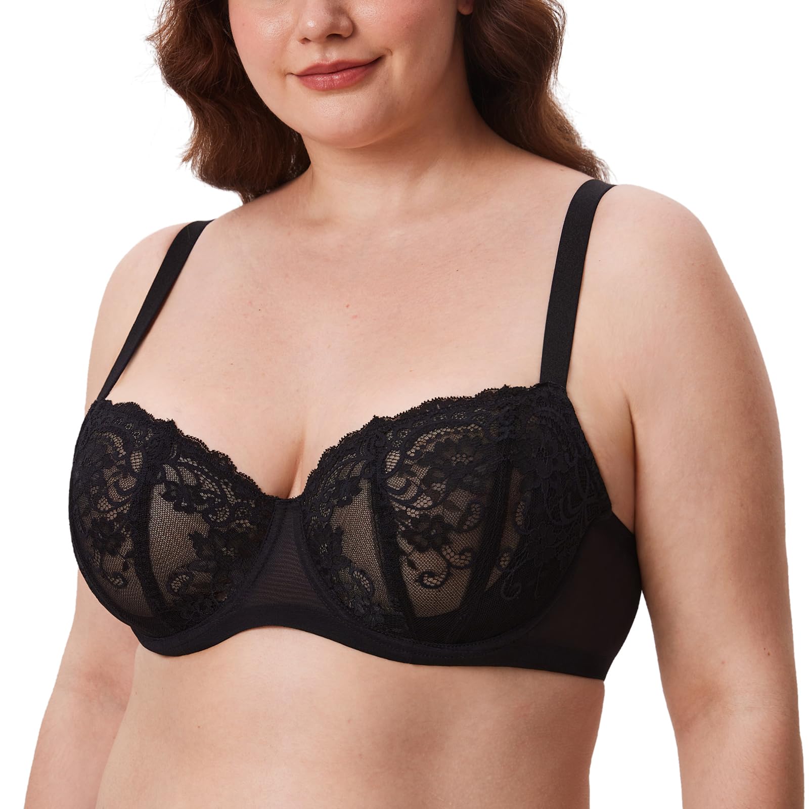 DELIMIRA Balconette Lace Bra