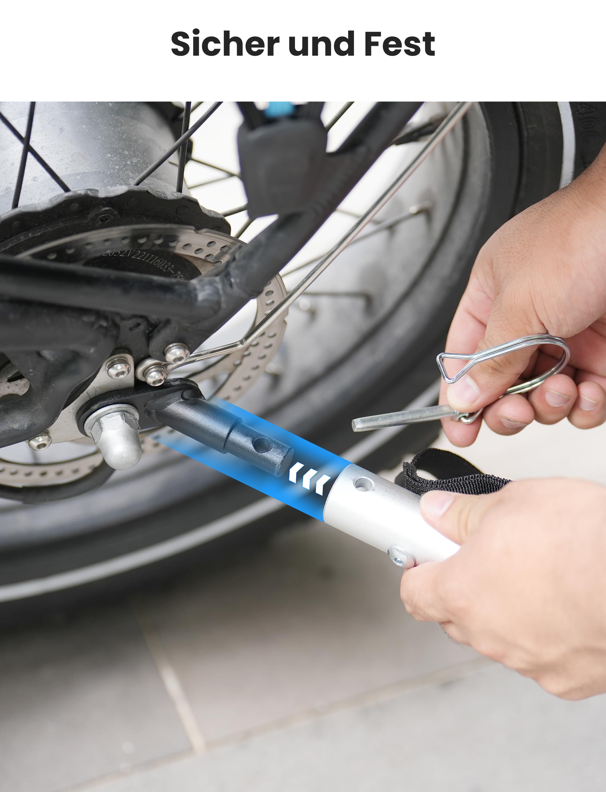 Coicer Przyczepka rowerowa, hak holowniczy, adapter, przyczepka do roweru, z trzpieniem zabezpieczającym, przyczepka rowerowa