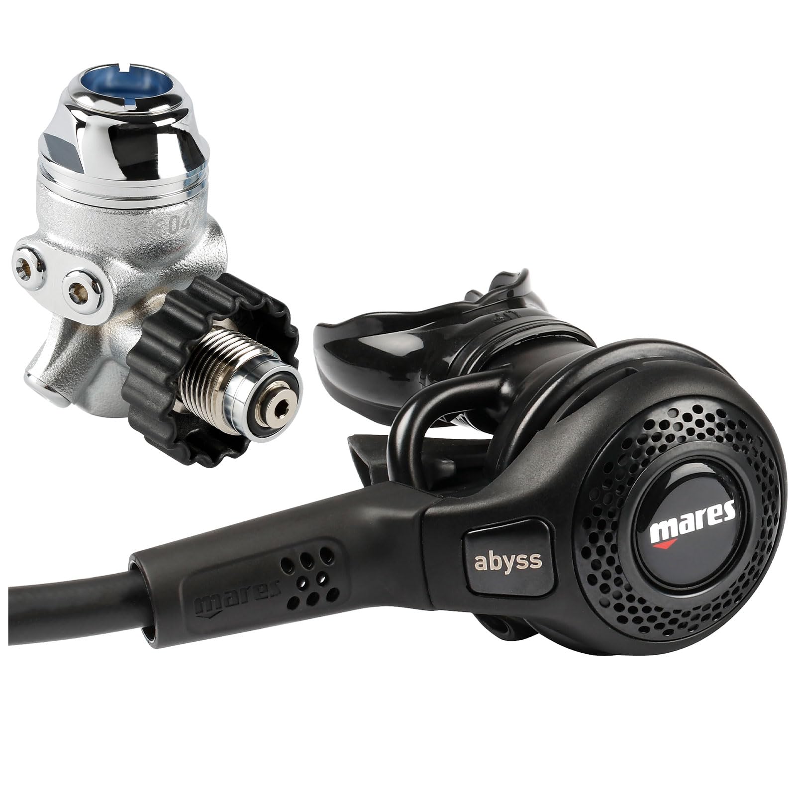 Mares Abyss 22 Navy II Scuba Diving Regulator Set - First (DIN) and Second Stage