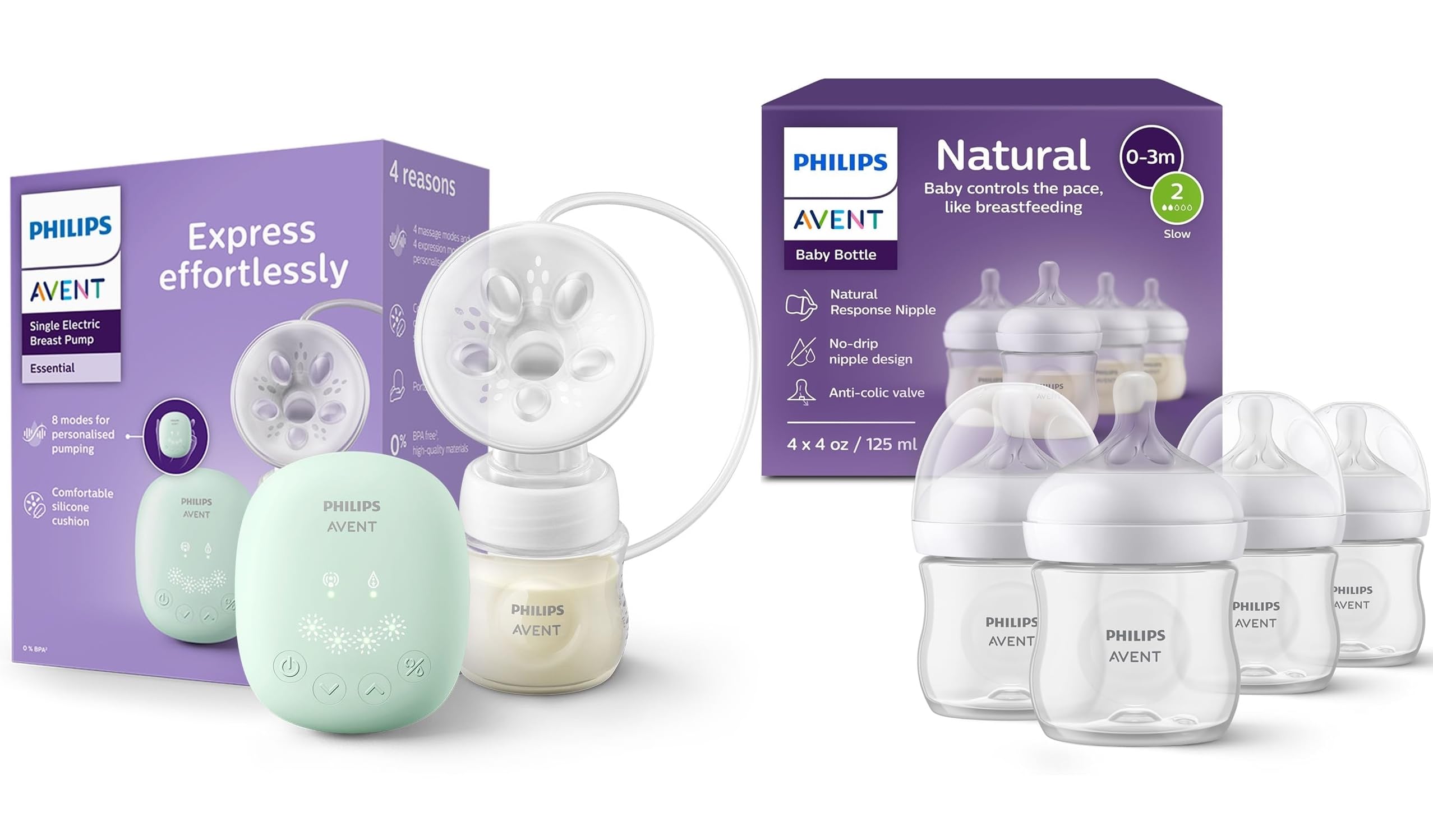 Philips Avent Electric Breast Pump | No.1 Brand Recommended by Moms Worldwide | Natural Motion Technology | One Size Fits all | 3X Faster Expression | 8 + 16 Expression and Stimulation settings | Corded | Quiet Motor | SCF395/11-image-27