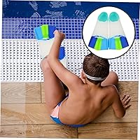 Vista 5 de SUPVOX 1 par de aletas de buceo para entrenamiento, esnórquel y natación de regazo