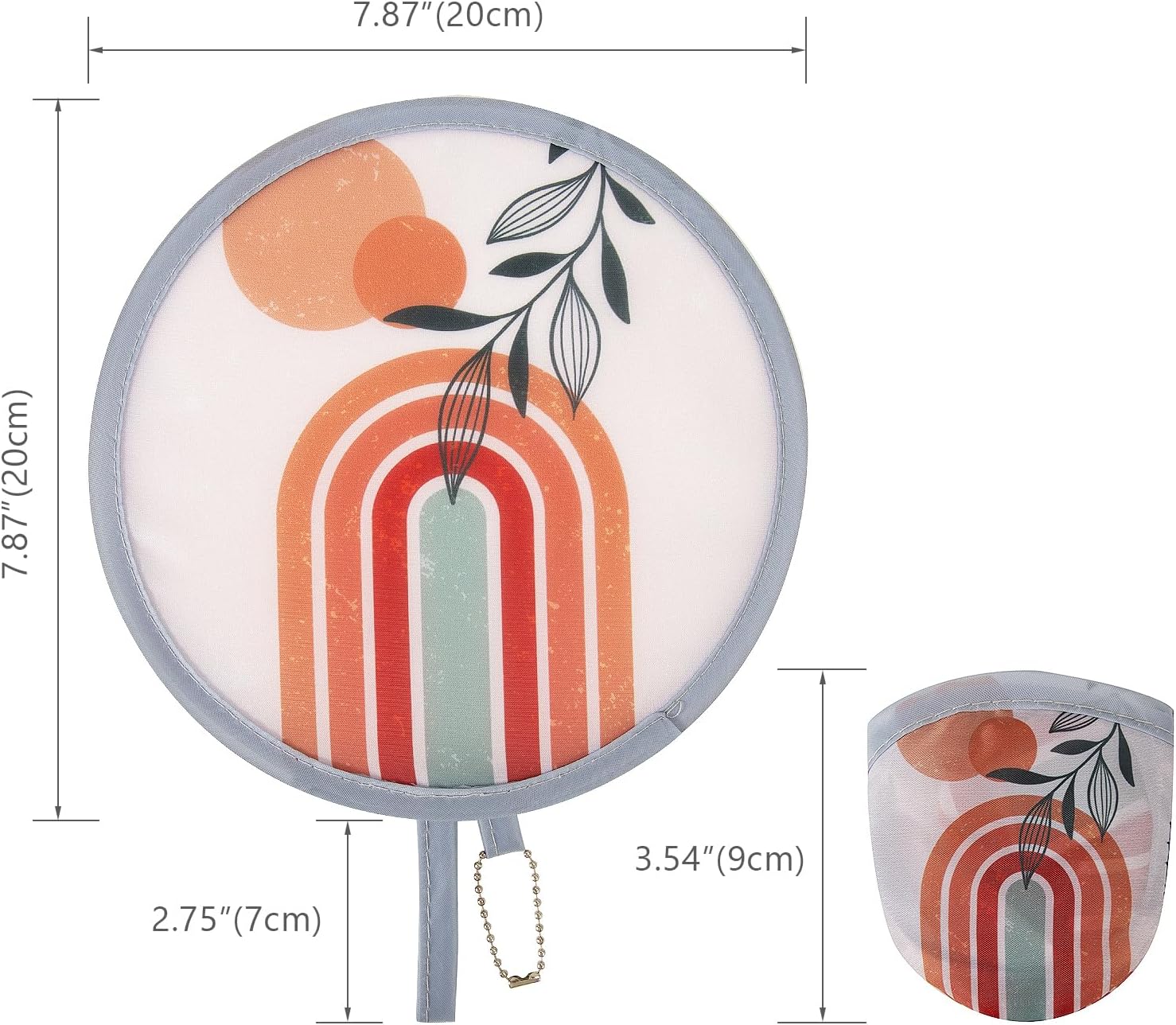 4 Pcs Boho Western Jewelry Set,Boho Vintage Choker Necklace Earrings Faux Leather Bracelet,Boho Earrings for Women,Bohemian Round Foldable Hand Fan Ethnic Bohemian Jewelry Gift - Image 2