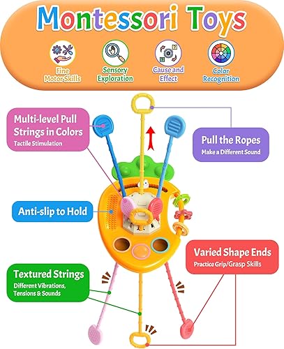 Miniatura 2 de Juguetes de dentición para bebés de 6 a 12 a 18 meses, cesta de Pascua para bebés, regalo de cumpleaños de silicona, juguetes Montessori para niños