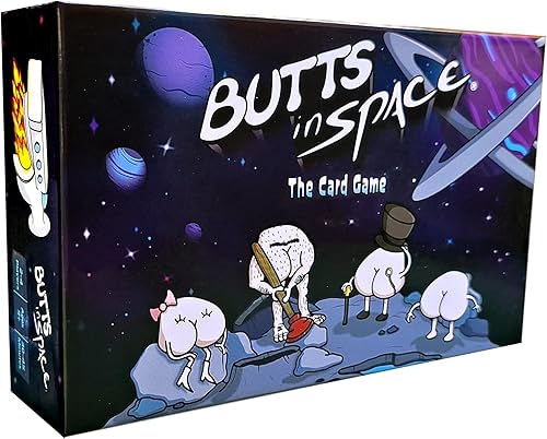 Butts in Space: El juego de cartas - Regalo divertido para familias, niños de 8 a 12 años, adolescentes, abuelas, abuelos y viejas criadas