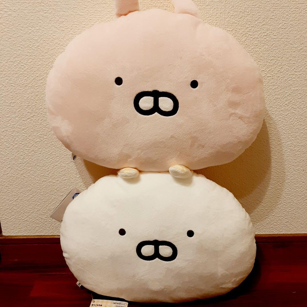 Amazon.co.jp: うさまる リバーシブルクッション もぐもぐスイーツ 2種