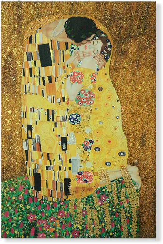 最前線の クリムト 接吻 絵画 タペストリ