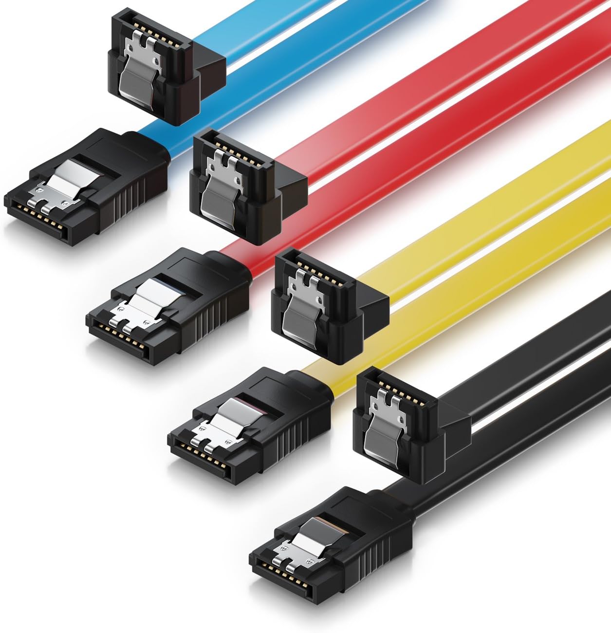 Sonero® Câble De Données SATA III 6Gb/s, 0,50m, Bleu