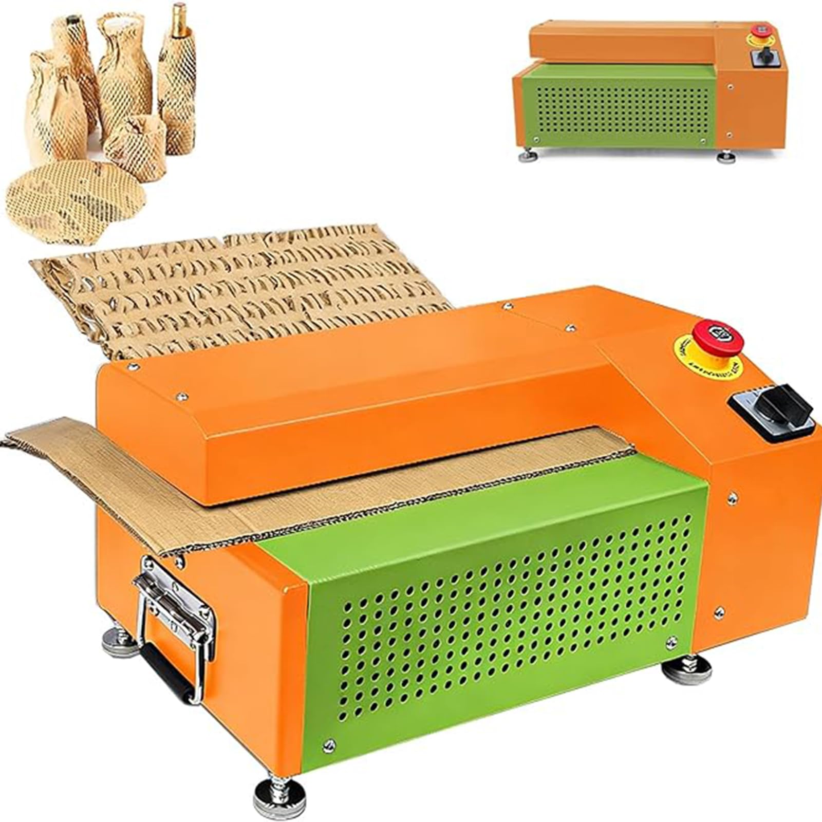 JXYQ Cardboard Shredder for Corrugated Boxes, Waste Carton Cutter, Honeycomb Paper Maker for Efficient Packaging