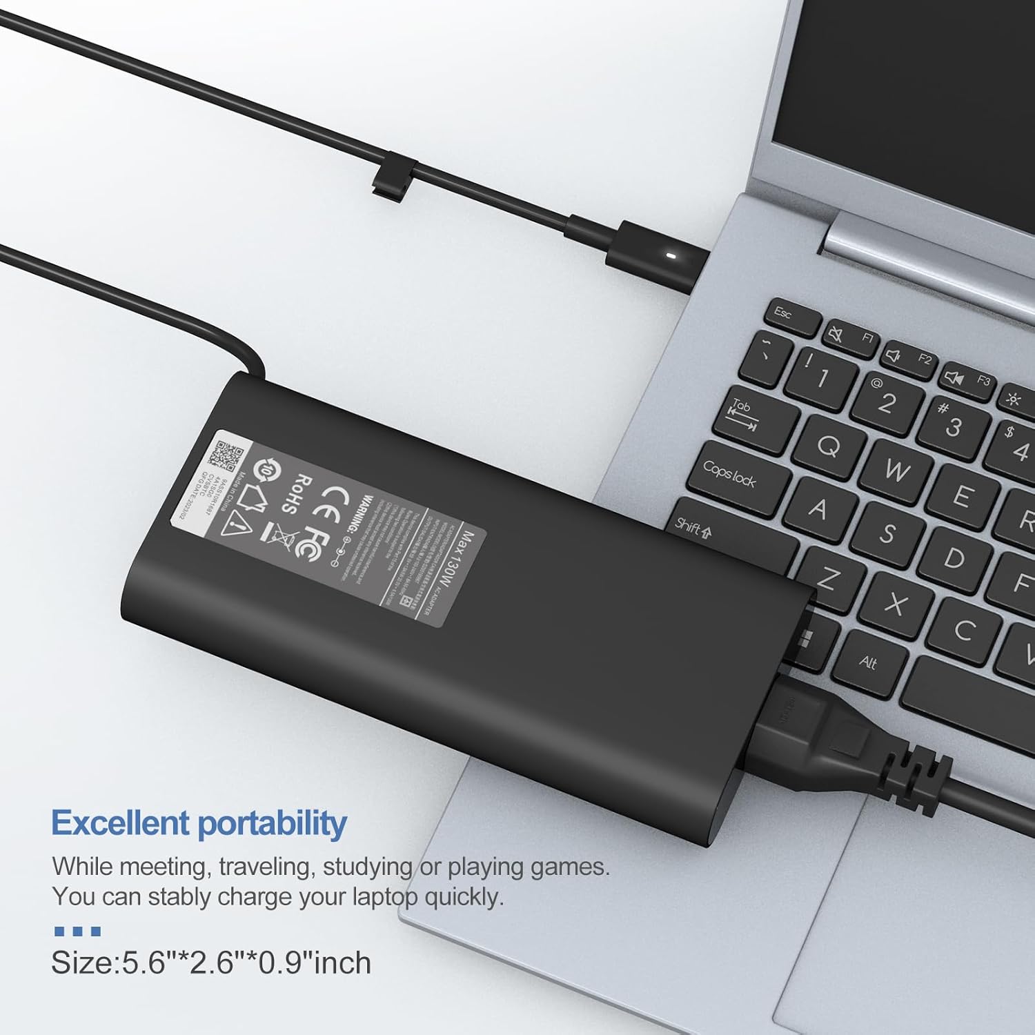 Replacement for 130W Dell Laptop Charger USB C Compatible with Dell XPS 15 17 2in1 9510 9500 Latitude 9510 5420 5520 Precision 5530 2in1 HA130PM170 DA130PM170