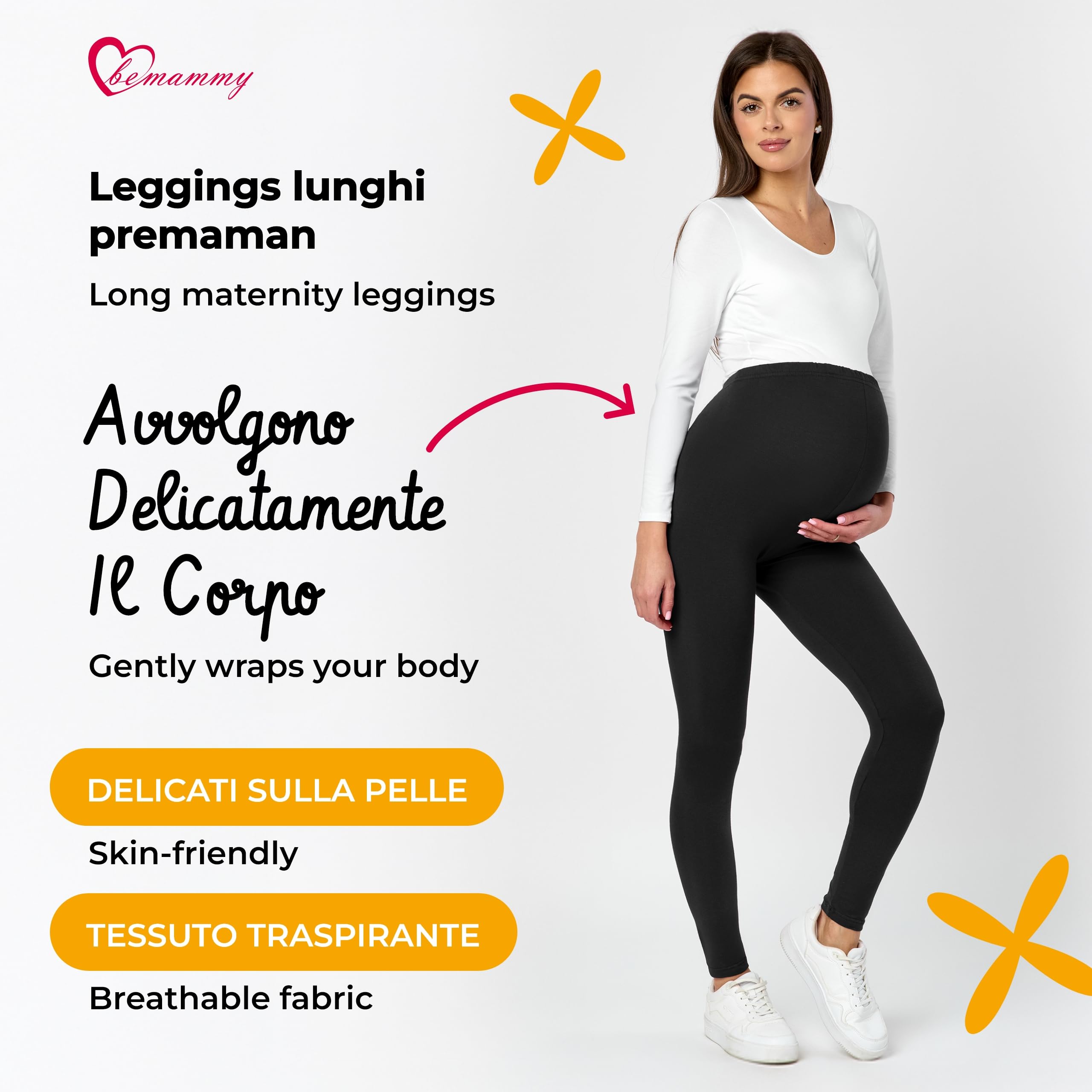Be Mammy Leggings Premaman Lunghi BE20-230