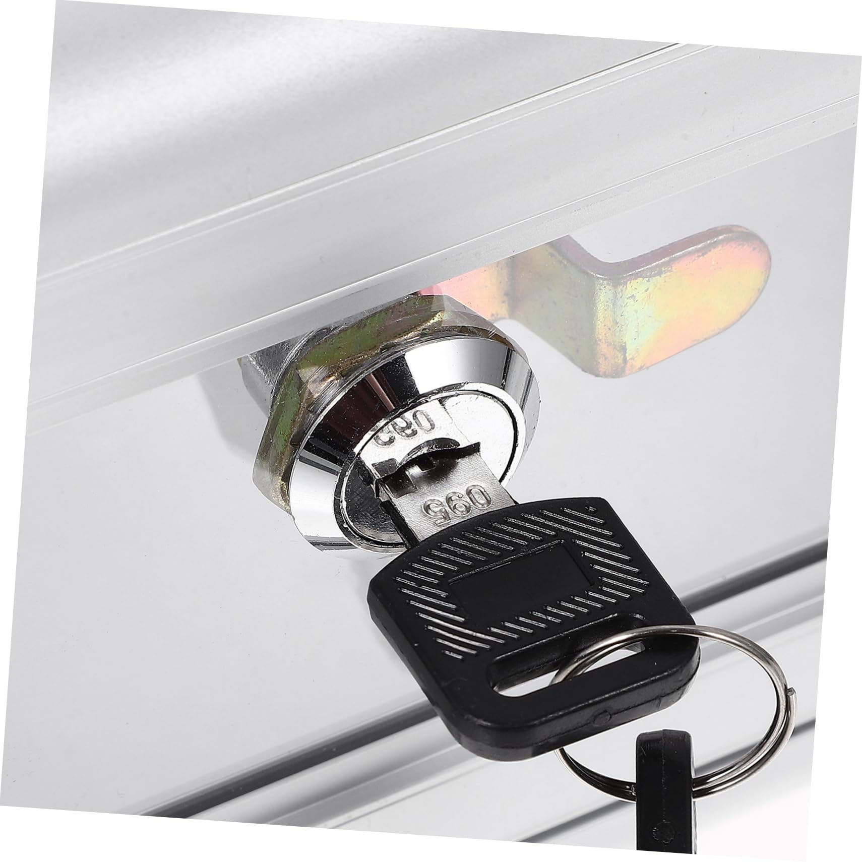 Gadpiparty Porta Biglietti Da Visita Da Tavolo Con Serratura Scatola Porta Carte Multifunzione Per Ufficio e Scuola