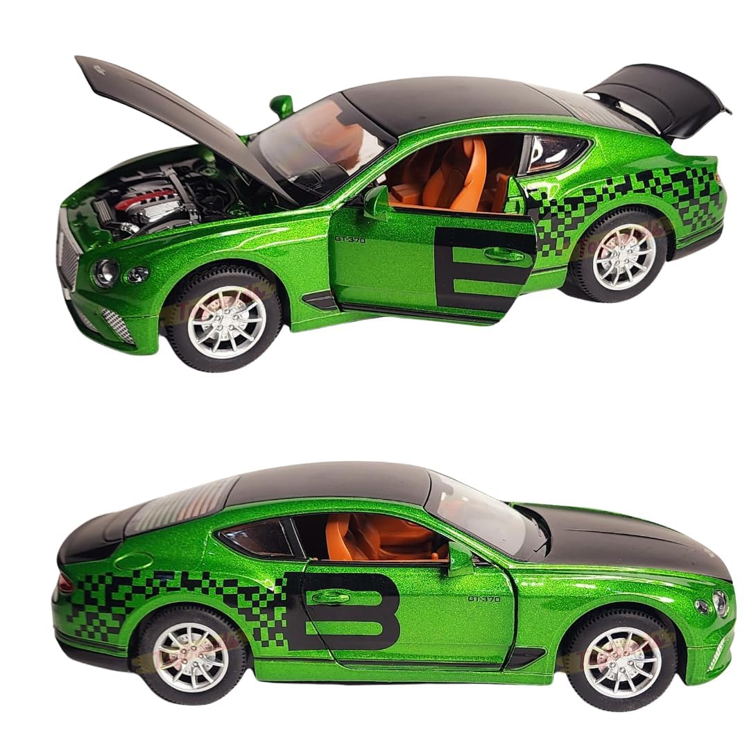 See full amazon price history chart for 1:22 Big Scale Model Bentley Continental Super Car, Diecast Car with Openable Doors, Lights, Music and Pull Back Alloy Vehicle, Birthday Gift for Kids, Also for Home Décor or Diwali Gift (Green) 1:22 Big Scale Model Bentley Continental Super Car, Diecast Car with Openable Doors, Lights, Music and Pull Back Alloy Vehicle, Birthday Gift for Kids, Also for Home Décor or Diwali Gift (Green) (B0CLYBDMWX) Amazon Price History, Amazon Price Tracker