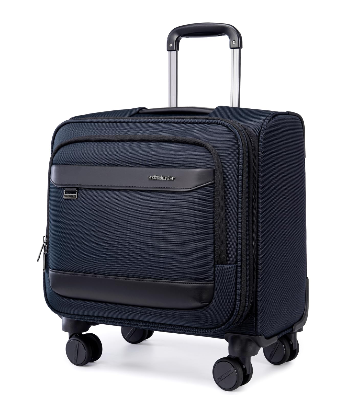 Arctic Hunter 17 Inch Cabin Trolley Bag with TSA Lock, 360° Spinner Wheels, Laptop Compartment, Lightweight Softside Luggage, Telescopic Handle, Carry-On Travel Bag for Business Trips (Blue)-image-21
