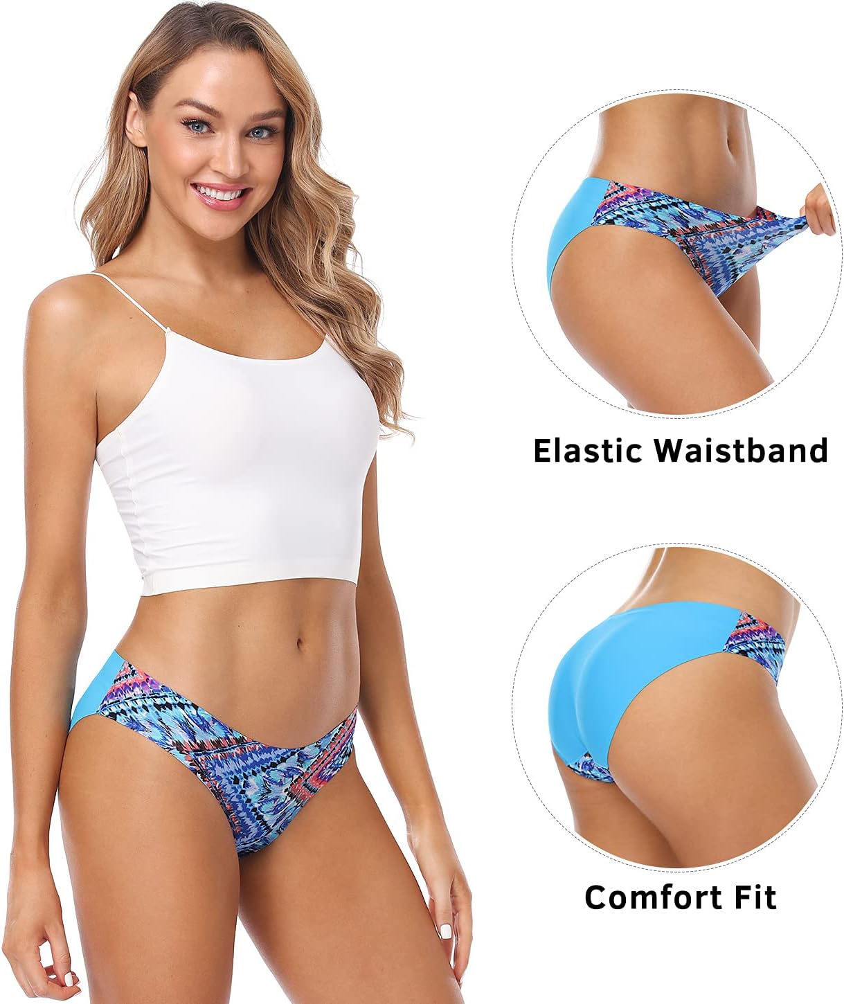 Wealurre Seamless Underwear Invisible Bikini No Show Nylon Spandex Women Panties - Image 2