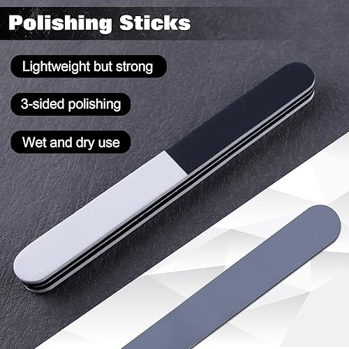 Miniatura 5 de Kit de herramientas de modelo, pinza de una sola hoja de 5 pulgadas, pinza modelo con bloque de pulido, pinza definitiva para modelo de plástico