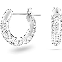 Stone Crystal Pierced Hoop Earring Jewelry Collection
