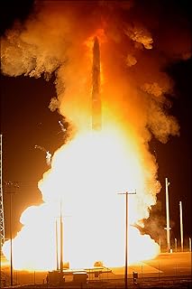 History Galore 24"x36" Gallery Poster, Minuteman III ICBM rocket missile Vandenberg Air Force Base