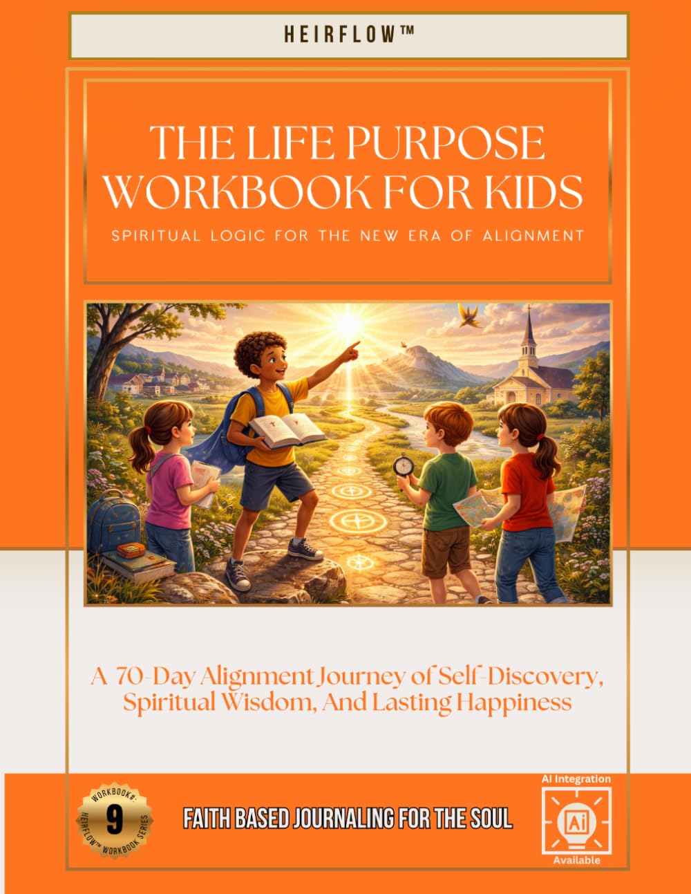 The Life Purpose Workbook for Kids: A 70-Day Journey of Self-Discovery, Spiritual Wisdom, And Lasting Happiness