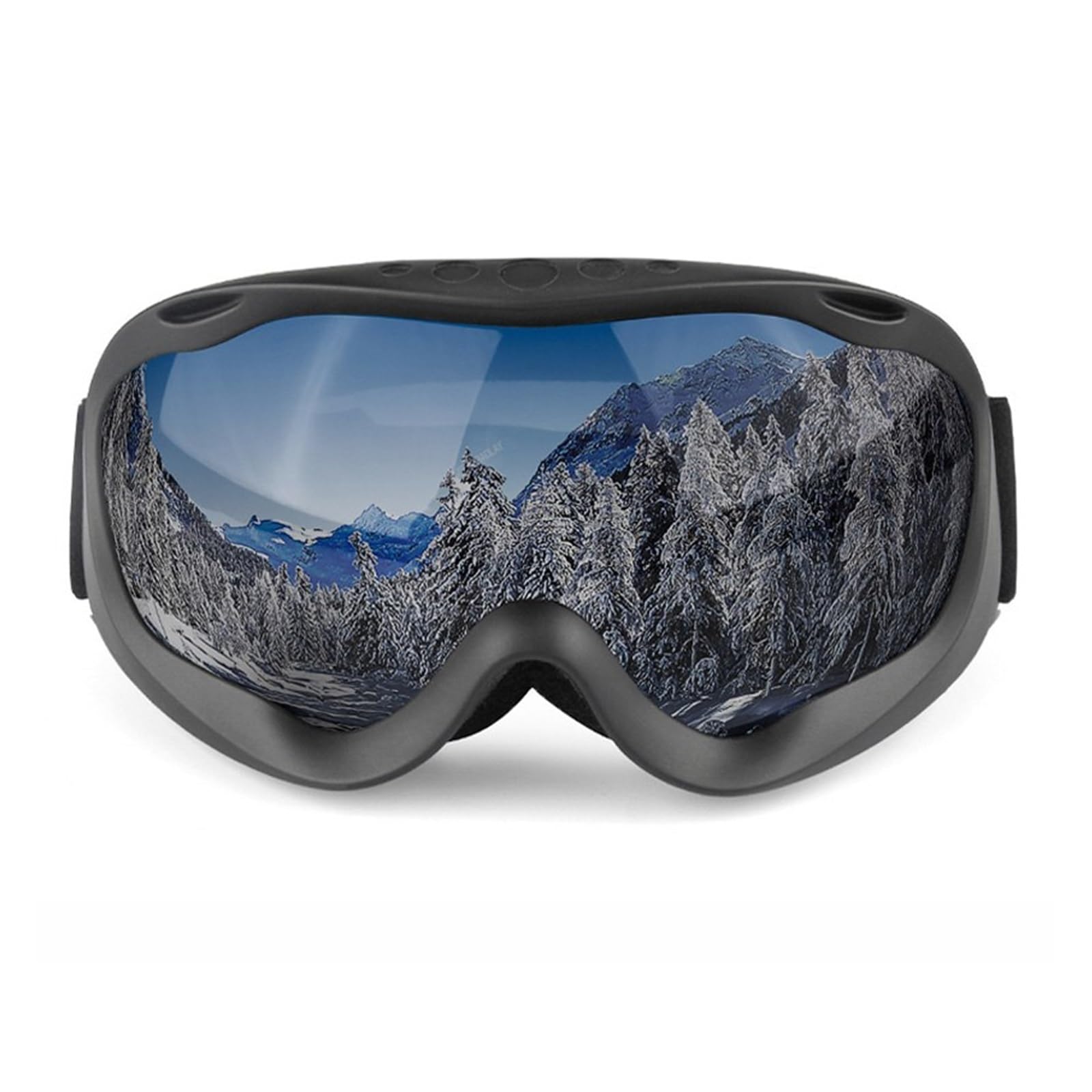 Gafas de esquí de invierno para hombre y mujer, gafas de esquí HD UV400, gafas de esquí antiniebla, gafas de snowboard a prueba de viento, lentes de espejo, gafas de esquí para exteriores (color