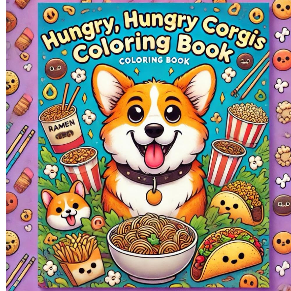 Hungry, Hungry Corgis: Coloring Book