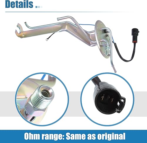 Miniatura 3 de X AUTOHAUX 23206-35180 Conjunto de módulo de unidad de envío del remitente de la bomba de combustible del coche con montaje para Toyota 4Runner