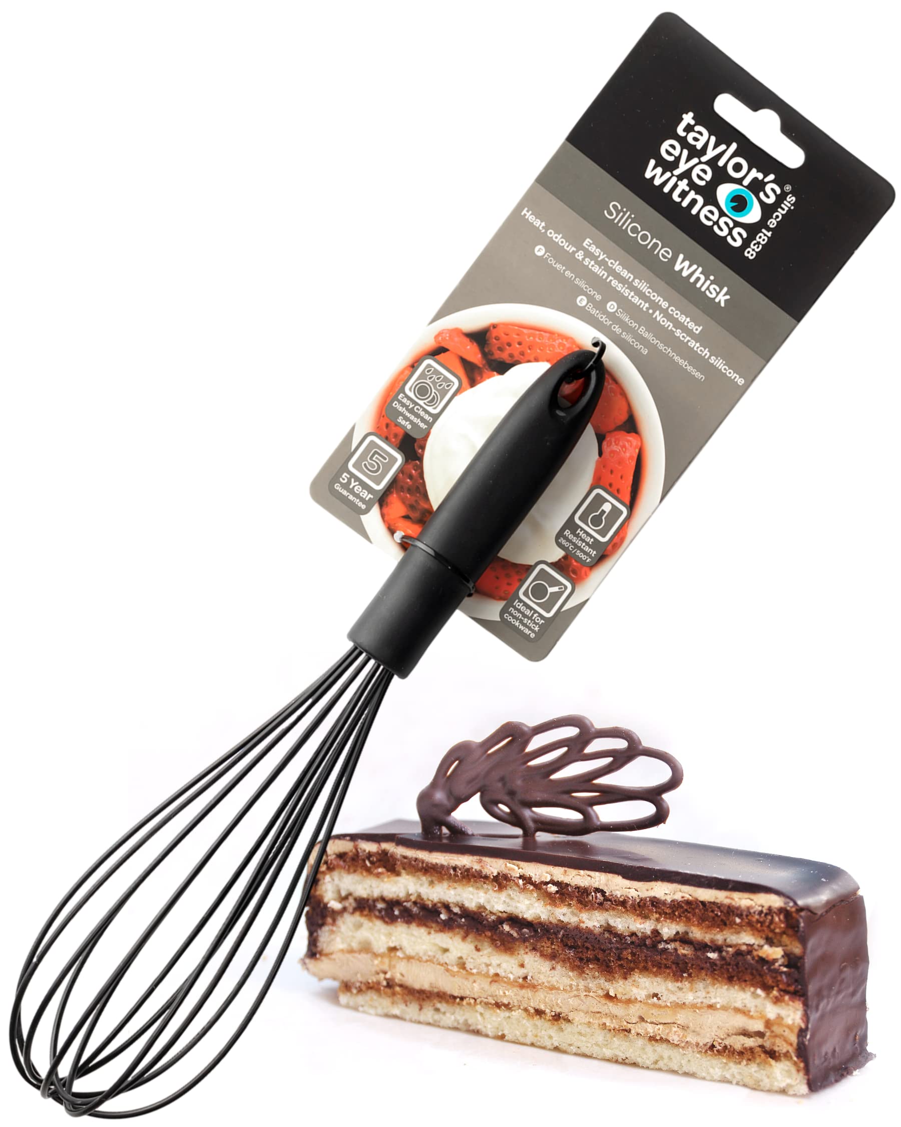 Utensilios de cocina, colores variados Silicone Whisk 29cm/11.5" Azul vaquero. — view 80