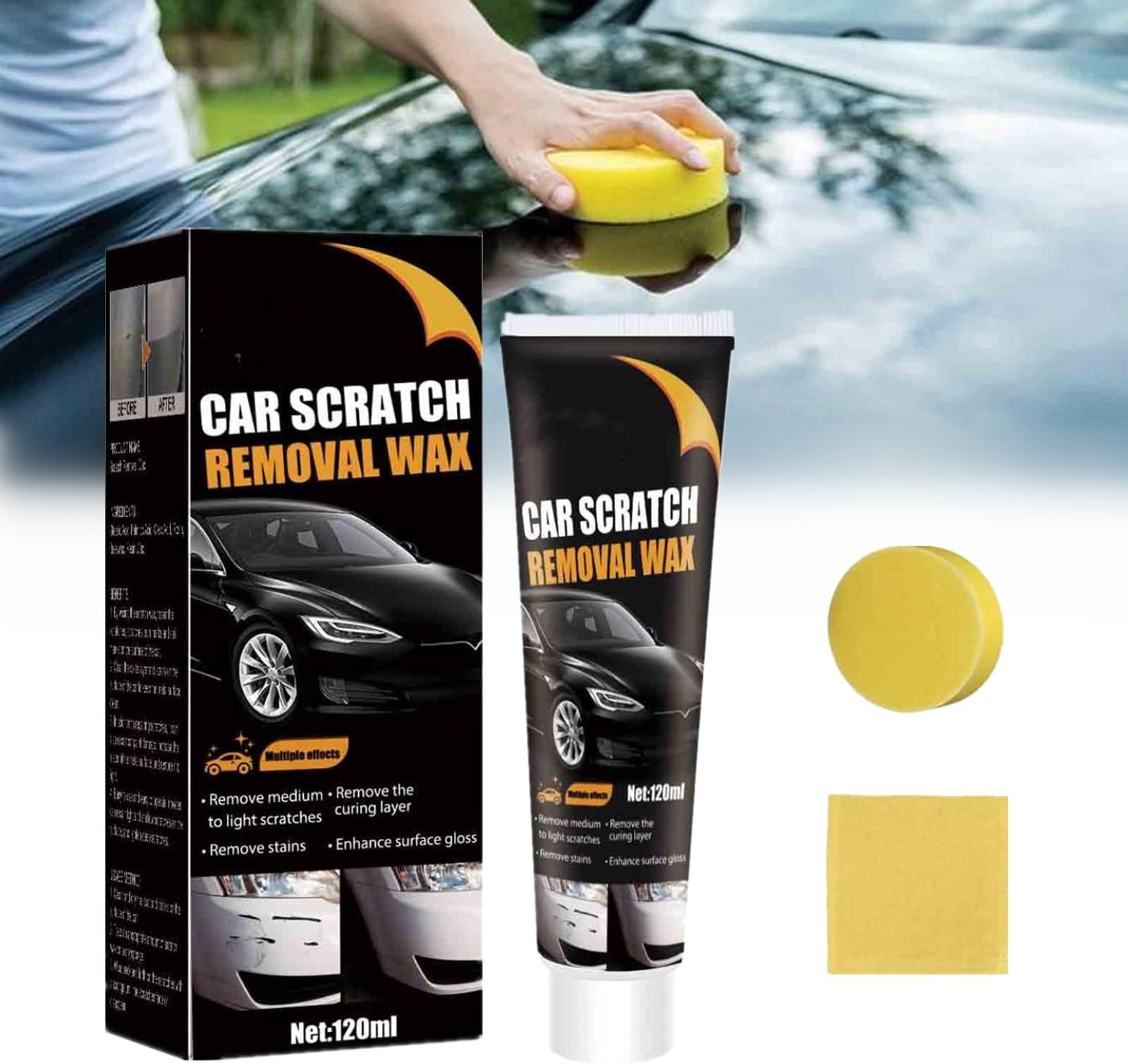 Scratch Repair Wax For Car,Car Scratches Repair Kit,Car Scratch Repair Paste