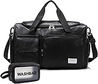 Vista 165 de Pequeña bolsa de gimnasio para mujer, bolsa de viaje con compartimento para zapatos