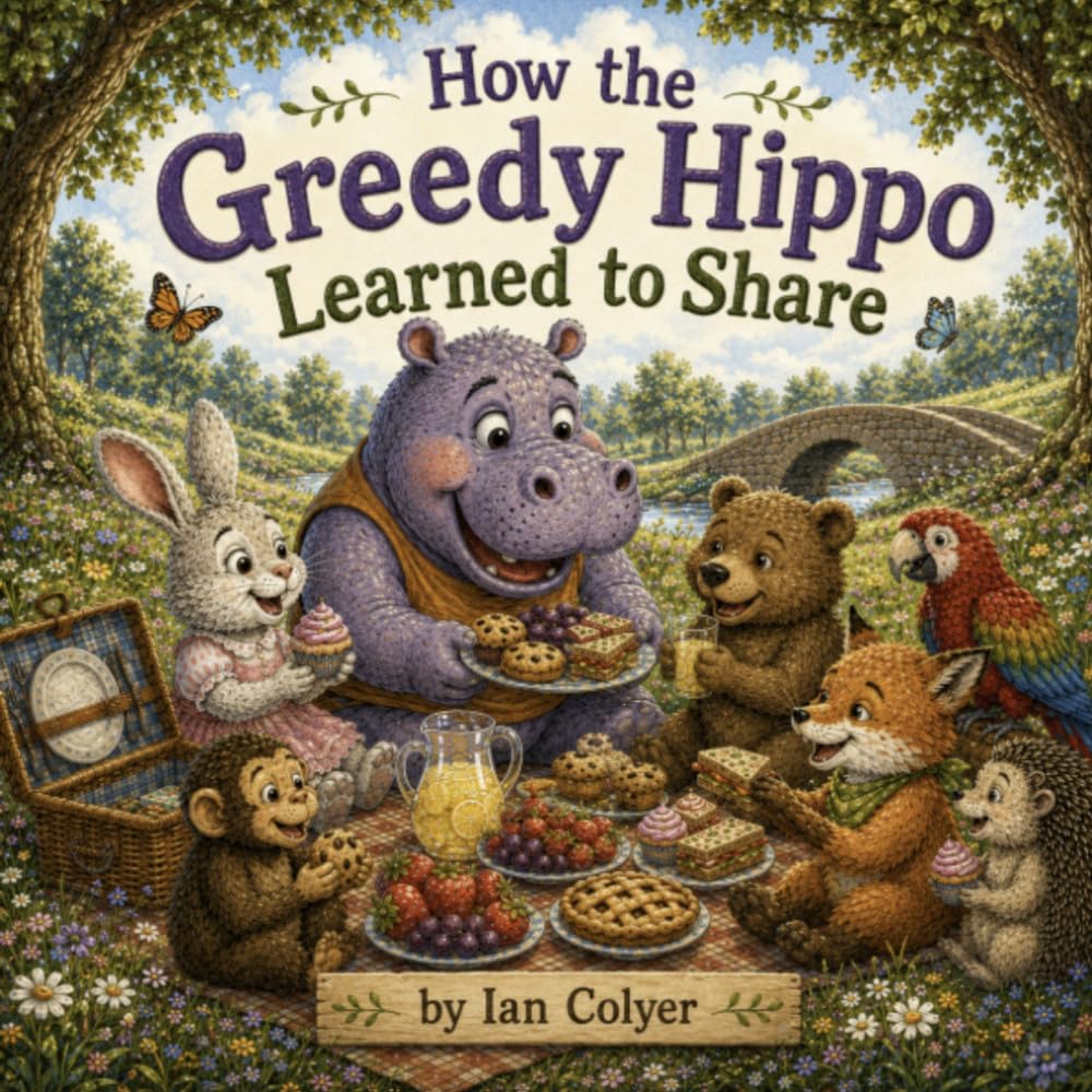 How the Greedy Hippo Learned to Share: A Charming Bedtime Story About Friendship, Kindness and Generosity