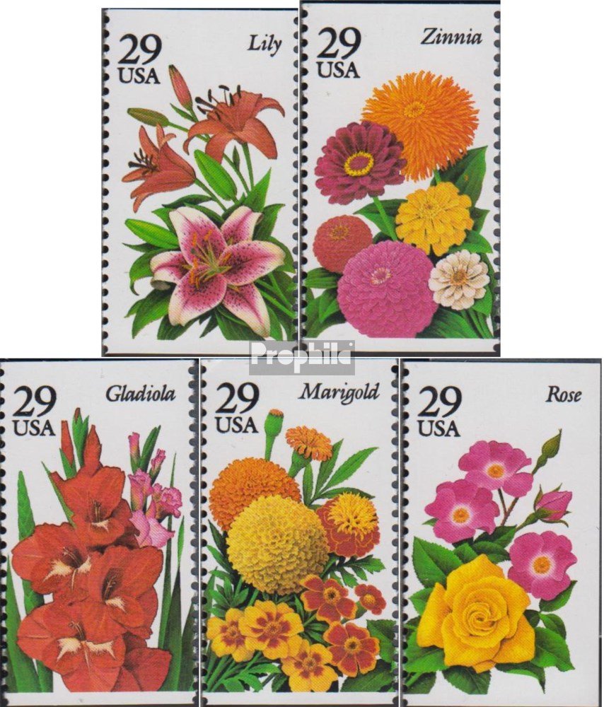 USA Briefmarken 1994 'Gartenblumen' – Komplette Ausgabe, Postfrisch & Sammelwürdig