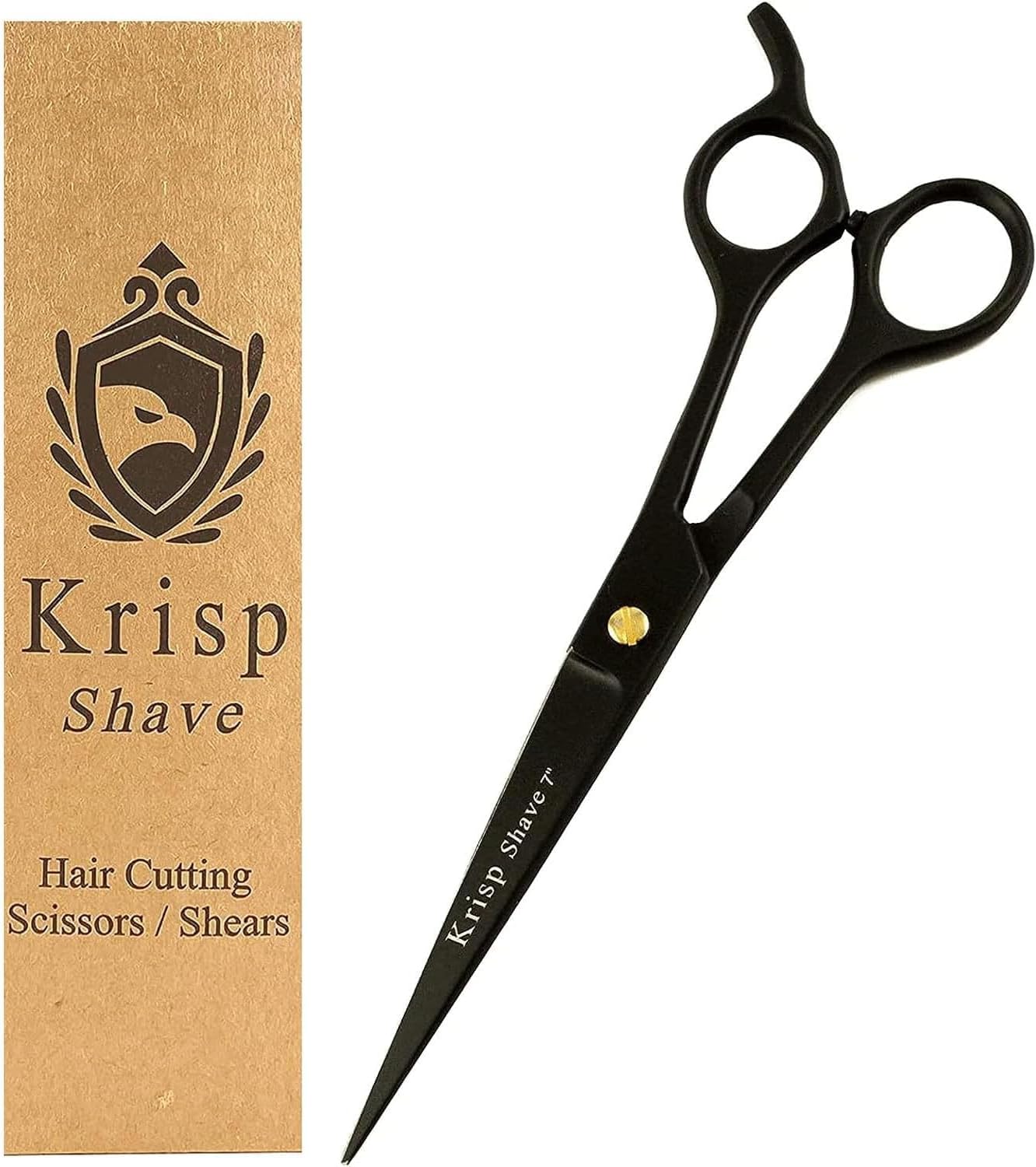 Professional Hair Cutting Scissors – Krisp Shave Japanese Stainless Steel Salon Barber Scissor (7 Inch) – Shears for Men’s Beard Mustache Women Kids Pets Haircut All Purpose Shear, KSP-786 Professional Hair Cutting Scissors – Krisp Shave Japanese Stainless Steel Salon Barber Scissor (7 Inch) – Shears for Men’s Beard Mustache Women Kids Pets Haircut All Purpose Shear, KSP-786