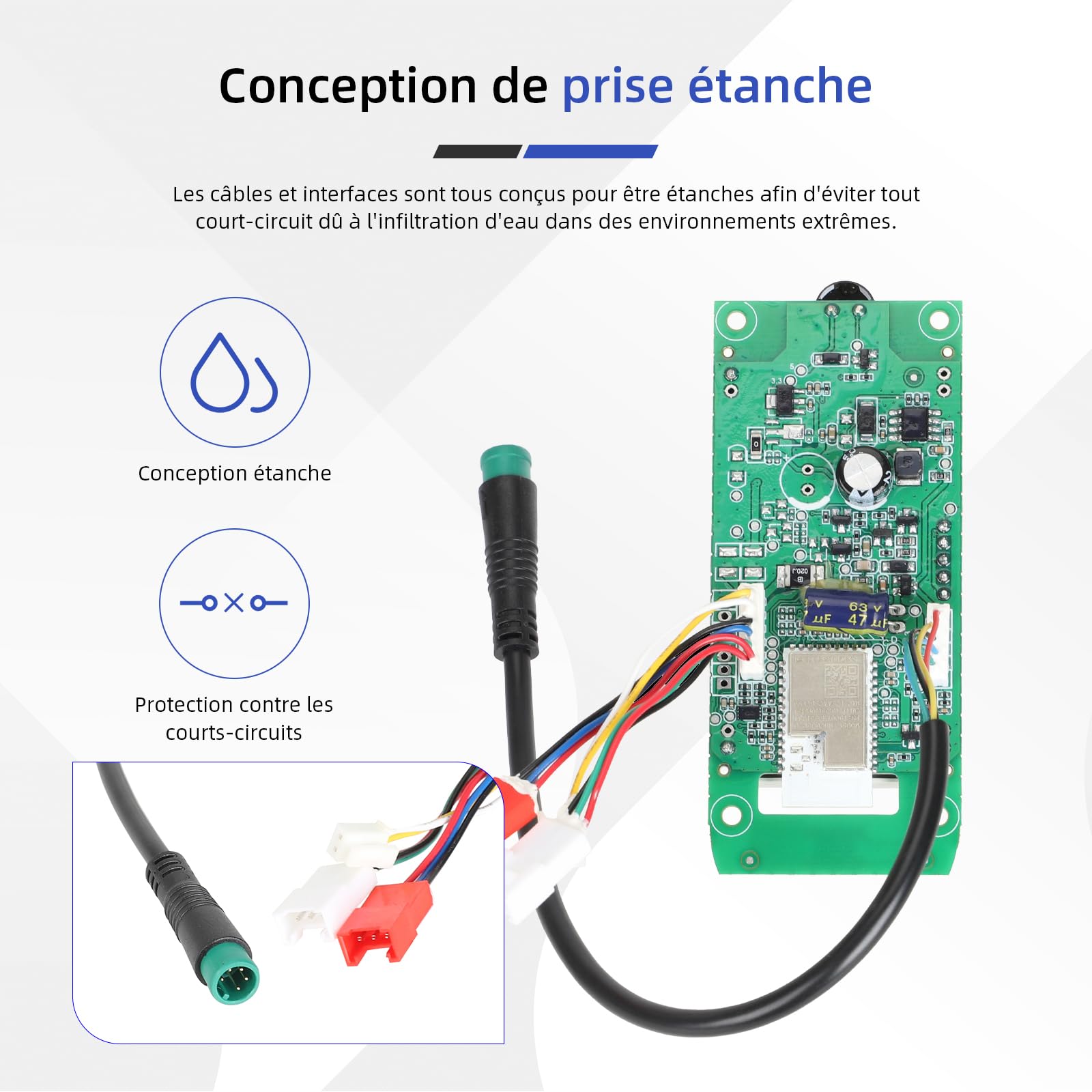 ulip Dashboard - Placa LED para Xiaomi 4 Lite 2nd Gen Elektroroller