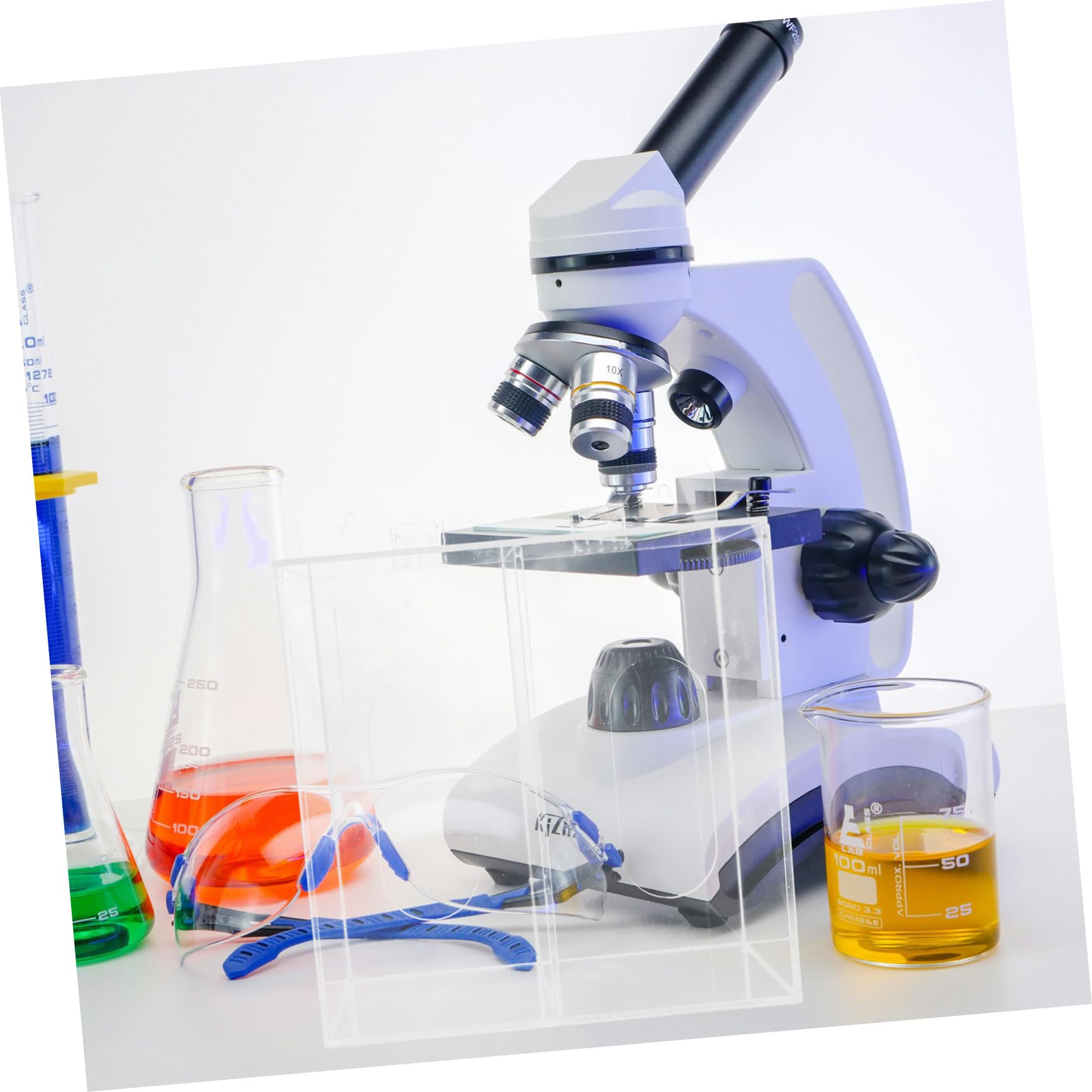 Gatuida 4pezzi Dispenser Da Muro Per Guanti e Maschere Contenitore Trasparente Acrilico Con Scomparti Organizzatore Salvaspazio Per Laboratorio e Di Lavoro