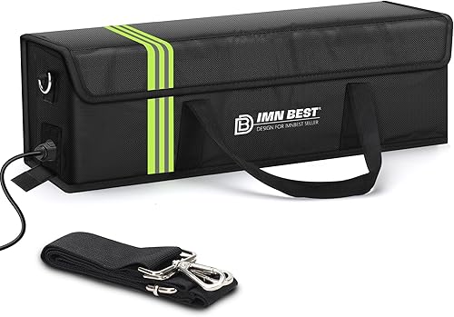 Miniatura 7 de Bolsa de batería Ebike a prueba de fuego, impermeable y a prueba de explosiones Lipo Safe Bag para almacenamiento, transporte, carga