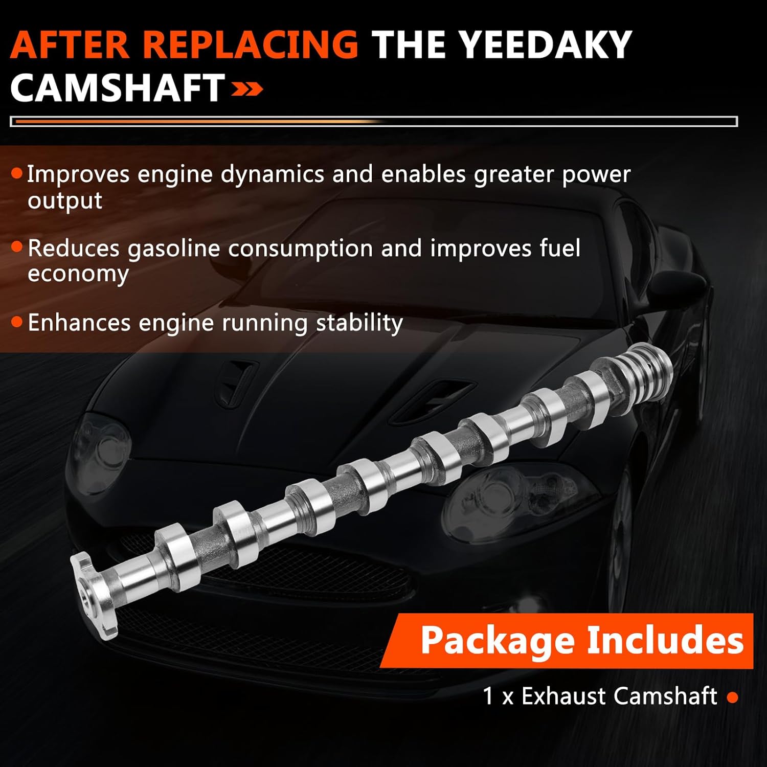 1Pcs Intake Camshaft For Elantra Soul 2.0L 2017 2018 2019 2020 2021 G4NH 24100-2E720