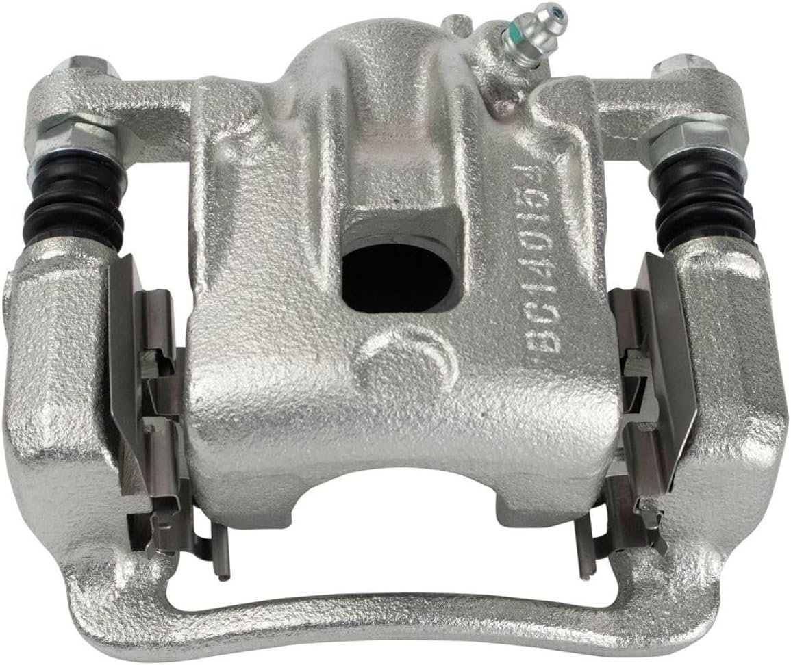 Disc Brake Caliper Assembly Rear Right Passenger Side Steel Cast Iron with Bracket and Hardware 1-Piston Quantity for Hyundai for Sonata 2.4L 2008-2010 C51639 CLA31911