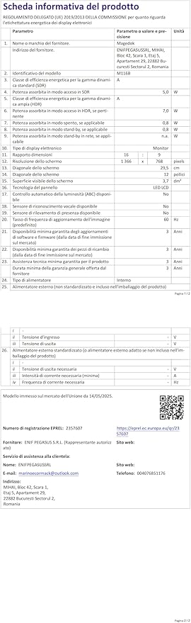 Monitor Portátil 11.6 HD IPS con USB-C y HDMI miniatura 12