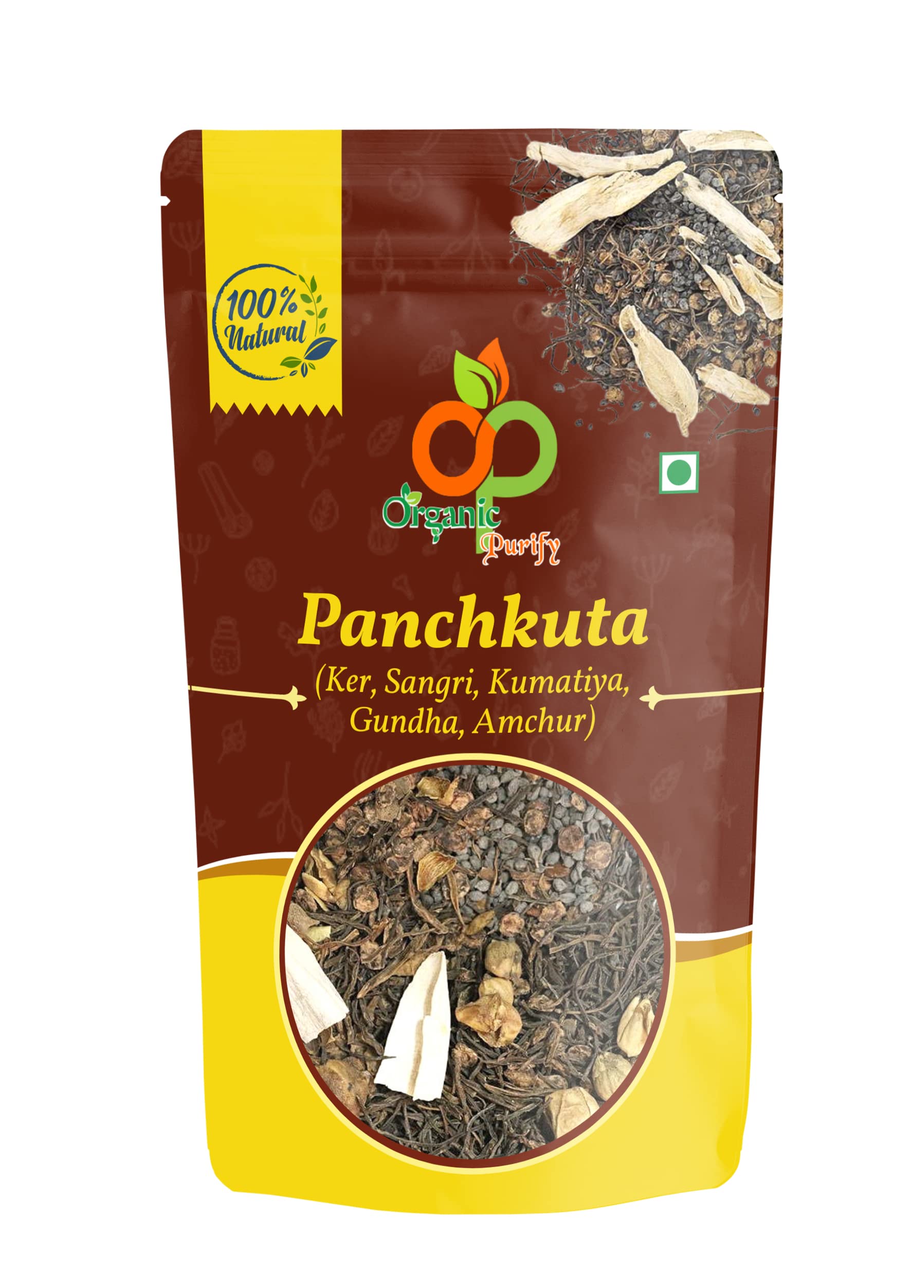 Organic Purify Premium Panchkutta (Mix of fine Quality Sangri, Ker, Kumathiya, Gunda and Whole Amchoor) Marwari Vegetable Dish 400gm (B08T7L1NT1) Amazon Price History, Amazon Price Tracker