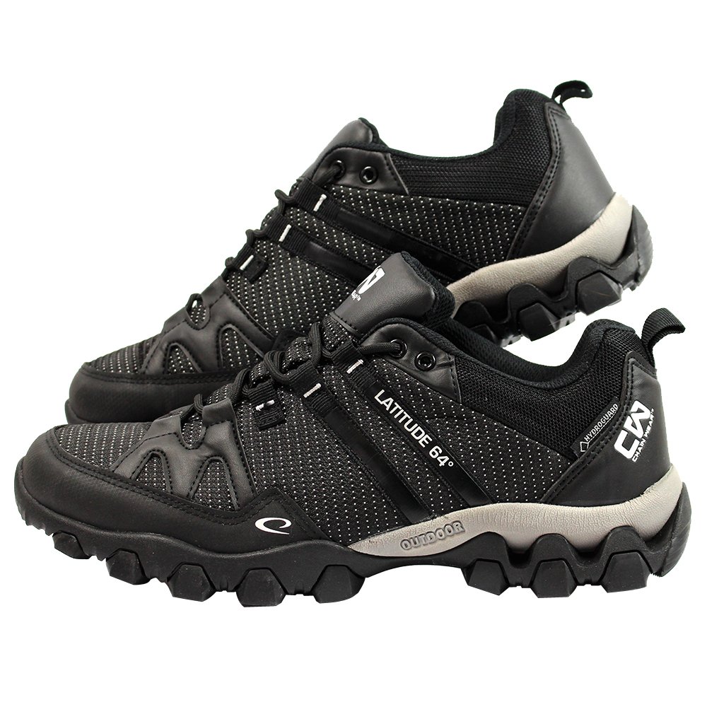 Latitude 64 Chain Wear T-Link Disc Golf Shoe - Black/Black - Size 7.5