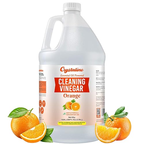 Orange Essential Oil Cleaning Vinegar (1 Gallon) 6% Non-Toxic Distilled