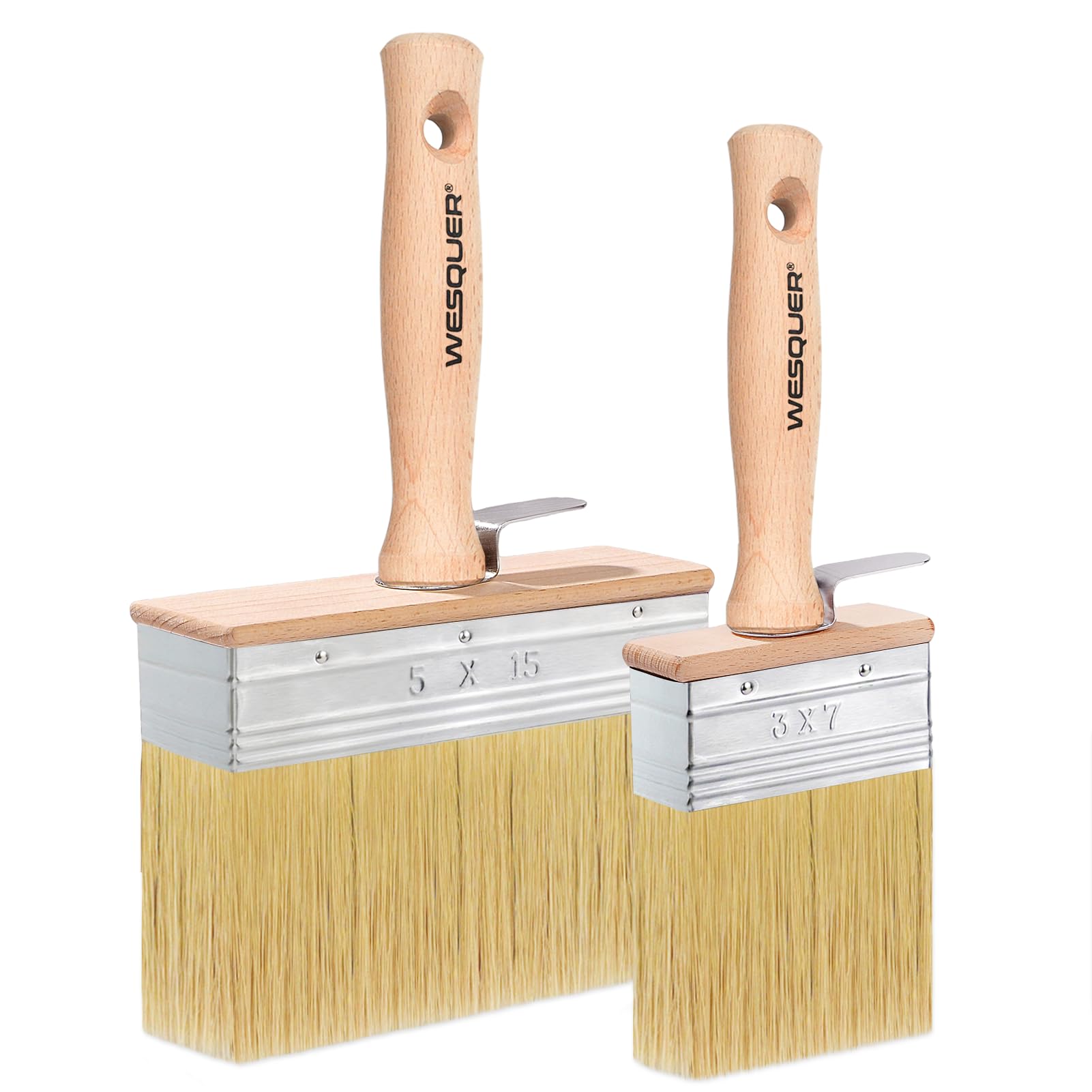 Wesquer Limewash & Deck Stain Brush Set -1