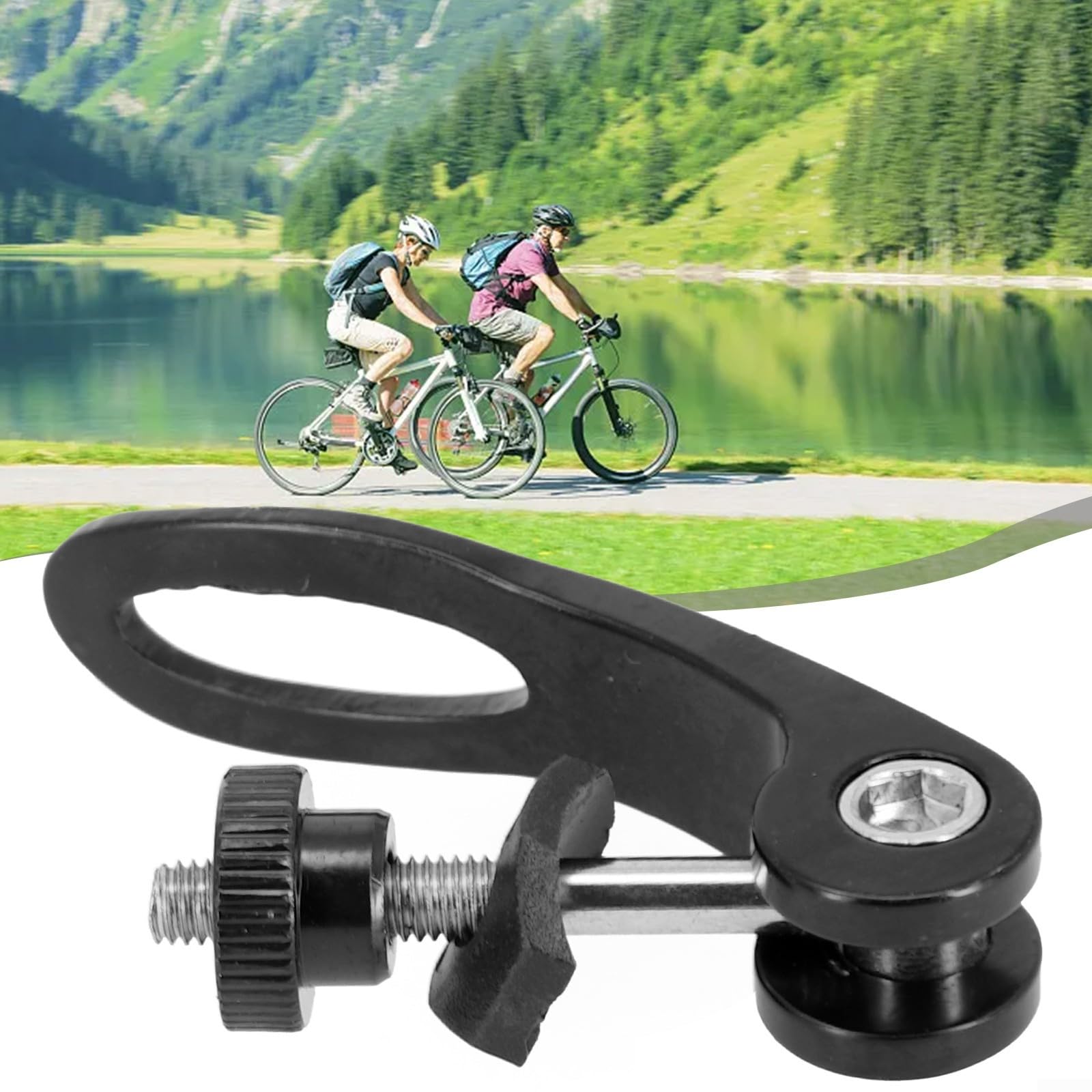 M5 Bike Quick Release Seat Post Clamp, Lightweight Bicycle Quick Release Seat Post Clamp Skewer Bolt Clip Screw, M5x45mm, Easy Height Adjustment