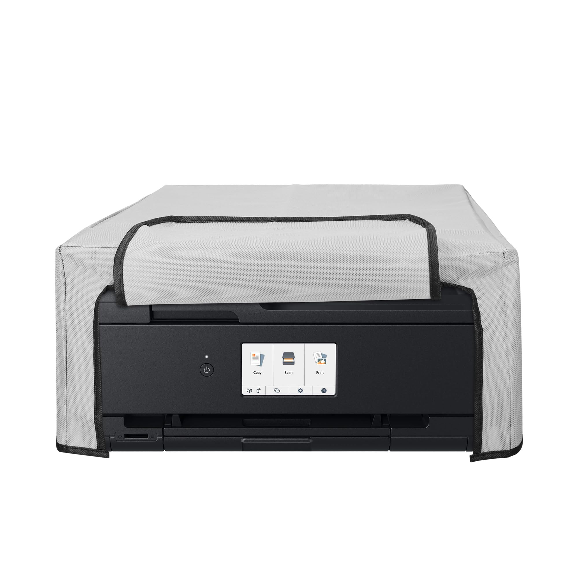 kwmobile Housse de protection pour imprimante Canon Pixma TS9550 G6050 TR7550 TR8550 gris clair