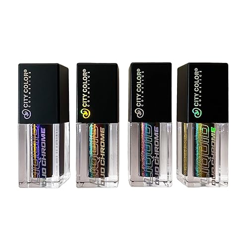 CITY COLOR Liquid Duo Chrome Bundle 4 Tonos