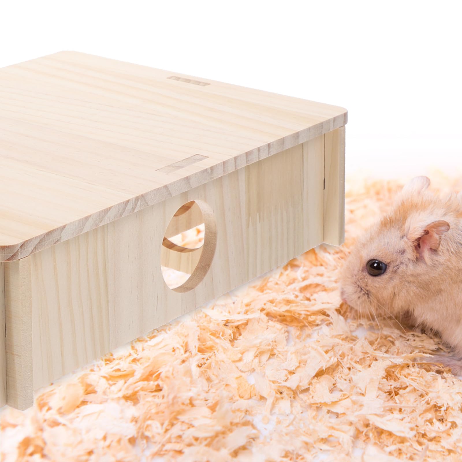 Homoyoyo Hamsterversteck mit Labyrinthdesign für Sicheres und Schlafen Kleintierversteck für Hamster und Ratten Ganzjährig Geeignet
