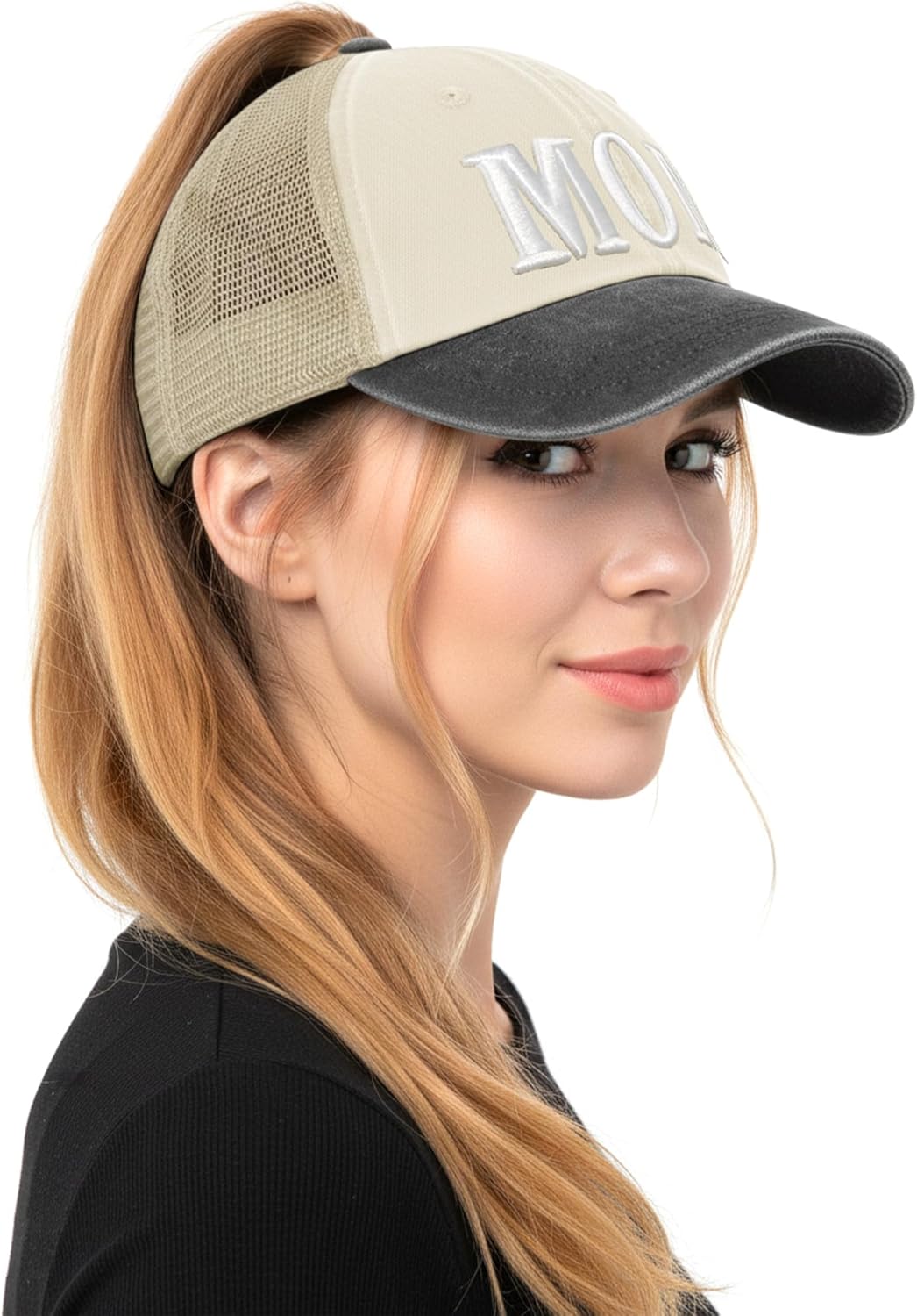 Mom and Dad Hats for New Parents Gifts，Pregnancy Announcement Unconstructed Mesh Caps for Couples - Image 8