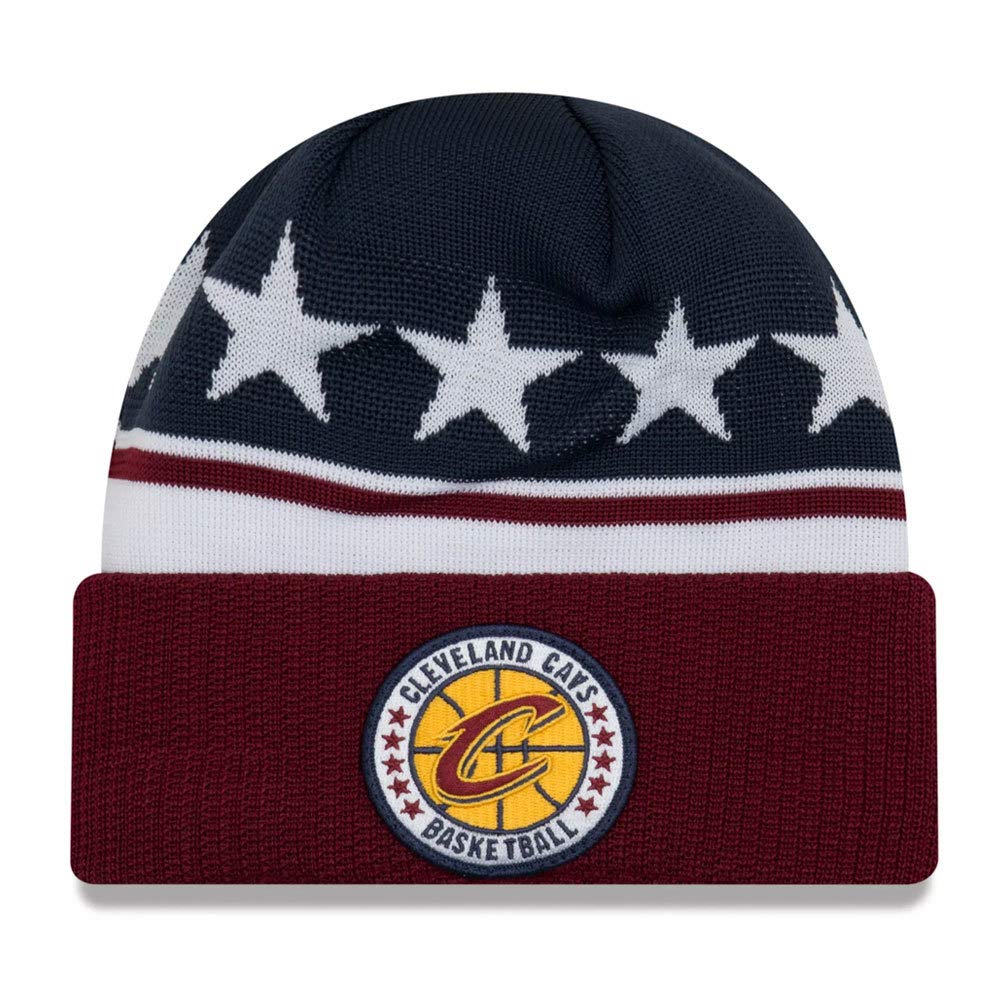New Era Cleveland Cavaliers NBA tip-Off Beanie hat [Navy/Burgandy/White]