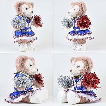 チアリーダー風ぬいぐるみ2体セット Amazon | Agoky 女の子 可愛い チアリーディング 2点セット