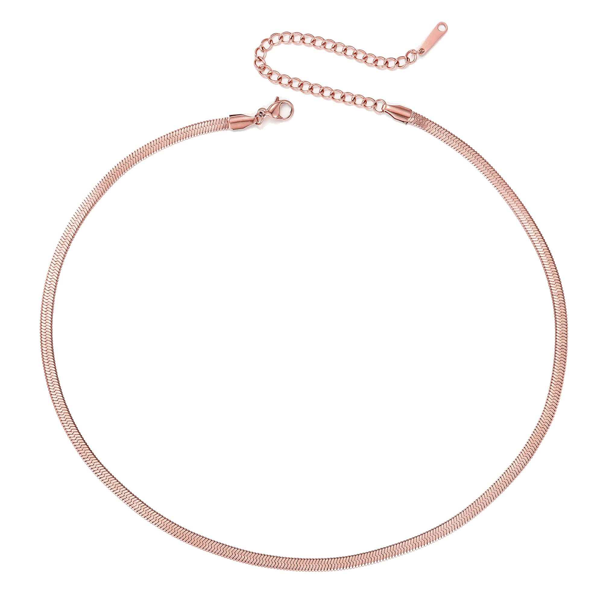 BONNYBIRD Collana Acciaio Chirurgico Donna Multifilo in Argento, Oro e Oro Rosa - 100% Impermeabile e Senza Nichel